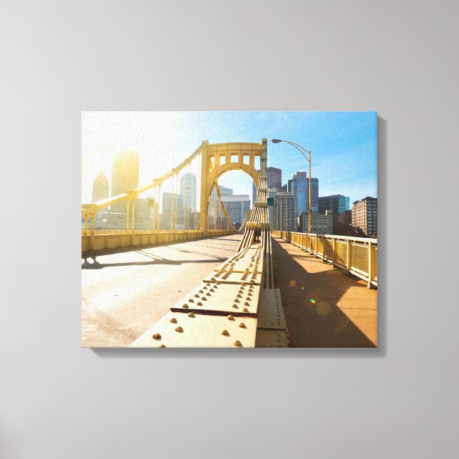 Downtown Pittsburgh Pennsylvania Canvas Print (Front)