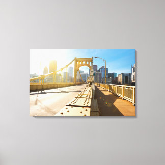 Downtown Pittsburgh Pennsylvania Canvas Print