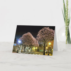 Downtown Plymouth, Massachusetts Holiday Card