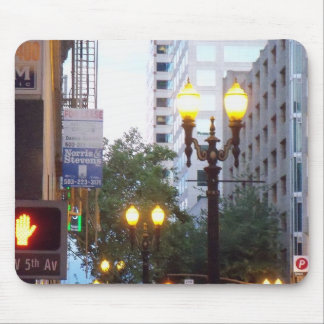 Downtown Portland City Lights Mouse Mat