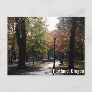 Downtown Portland, PSU Parkblocks Postcard
