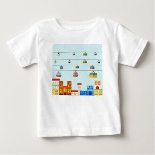 Downtown public transportation baby T-Shirt