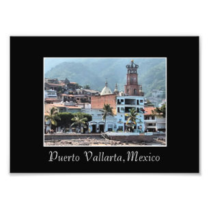 downtown Puerto Vallarta,Mexico Photo Print