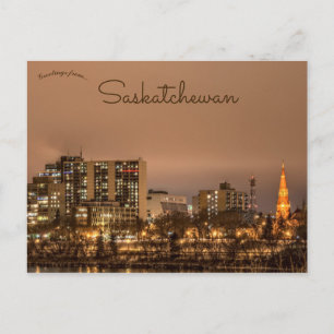 Downtown Saskatoon Saskatchewan Postcard