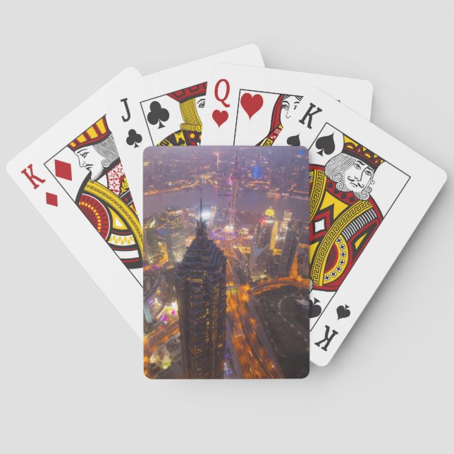 Downtown Shanghai City Playing Cards (Back)