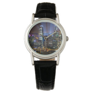 Downtown Singapore city at night Watch