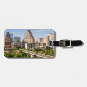 Downtown Skyline on Lady Bird Lake Luggage Tag