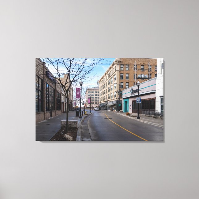 Downtown Springfield Canvas Print (Front)
