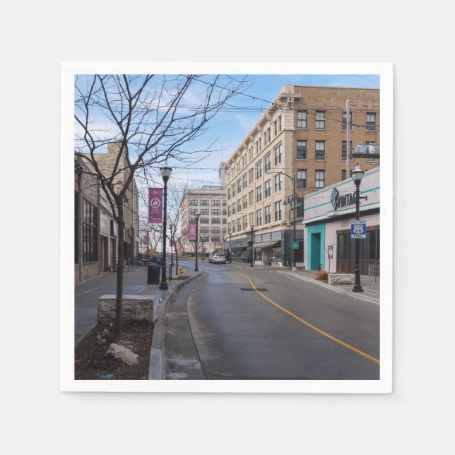 Downtown Springfield Napkin (Front)