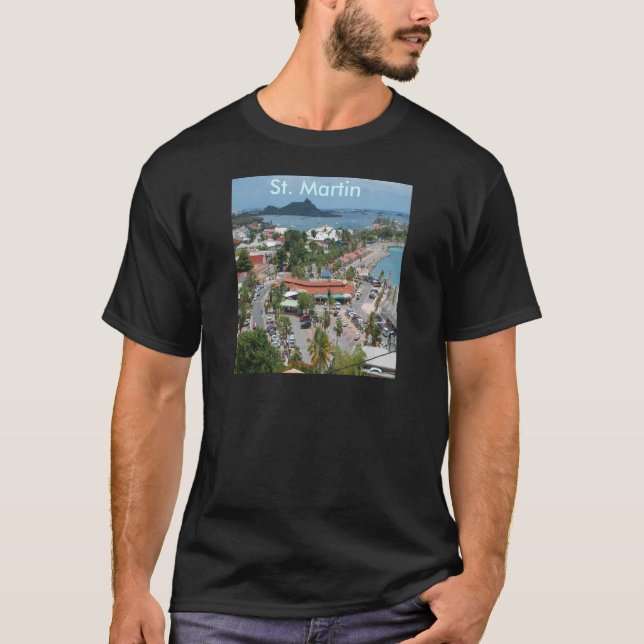 Downtown St. Martin T-Shirt (Front)