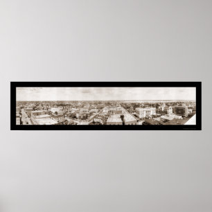 Downtown Tampa Florida Photo 1913 Poster
