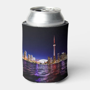 Downtown Toronto Canada cityscape at night Can Cooler
