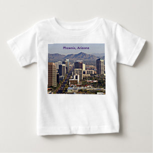 Downtown View of Phoenix, Arizona Baby T-Shirt
