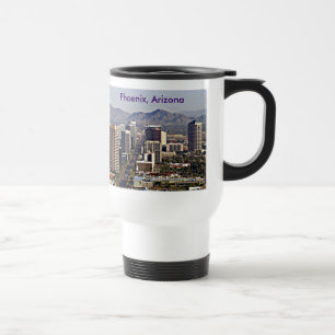 Downtown View of Phoenix, Arizona Travel Mug