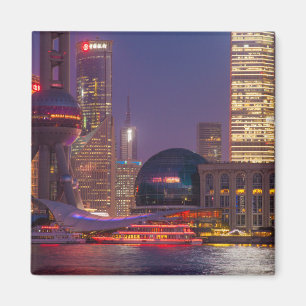 Downtown waterfront shanghai, China Magnet