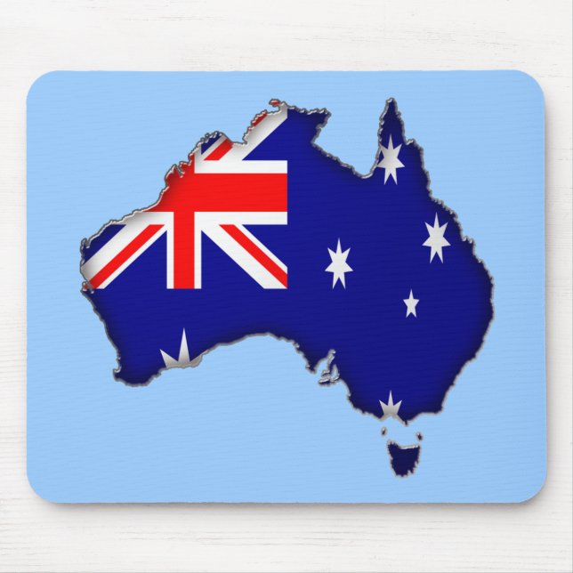 Downunder Day Mouse Mat (Front)