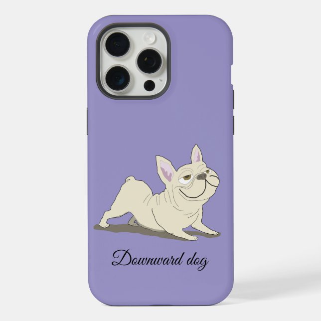 Downward dog iPhone case (Back)