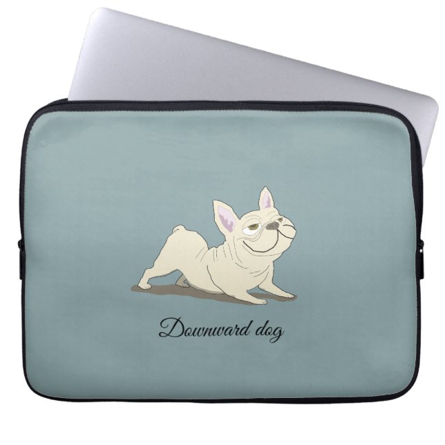 Downward dog laptop sleeve (Front)