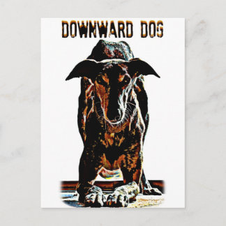 Downward Dog Postcard