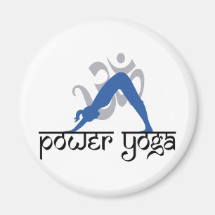 Downward Facing Dog Power Yoga Magnet