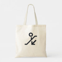  "Downward Momentum Tote Bag"