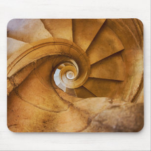 Downward spirl staircase, Portugal Mouse Mat