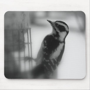 Downy Woodpecker Mouse Mat
