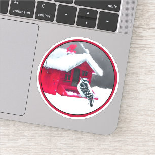 Downy Woodpecker Painting - Original Bird Art