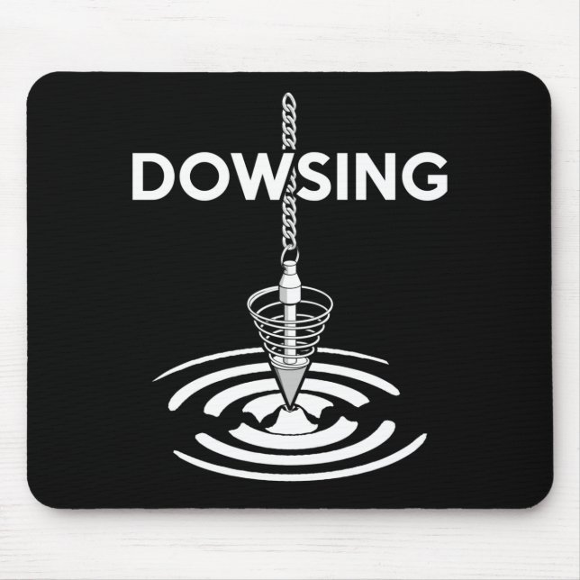 Dowsing Water divining Mouse Mat (Front)