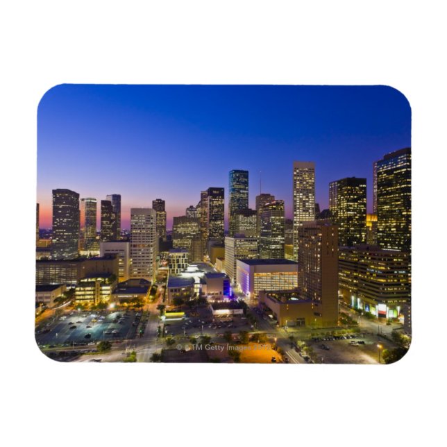Dowtown Houston Magnet (Horizontal)