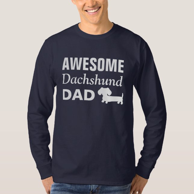 Doxe Dad Gift | Awesome Dachshund Dad Shirt (Front)