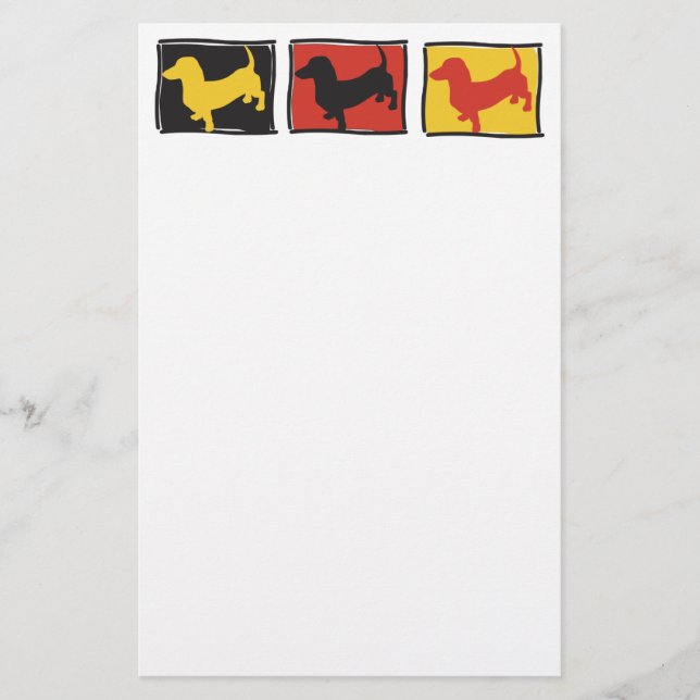 Doxie-3-BOX Stationery (Front)