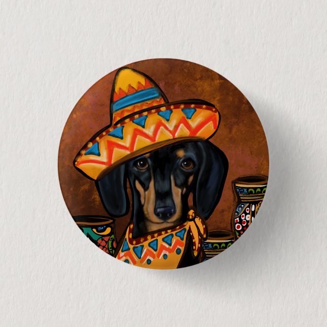 DOXIE    3 CM ROUND BADGE (Front)