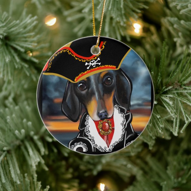 DOXIE  CERAMIC TREE DECORATION (Tree)