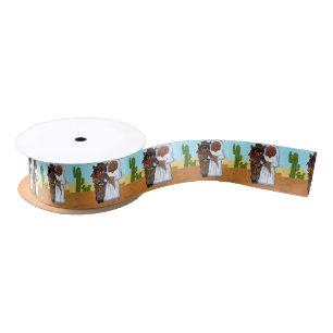 Doxie Cowboy Wedding Satin Ribbon