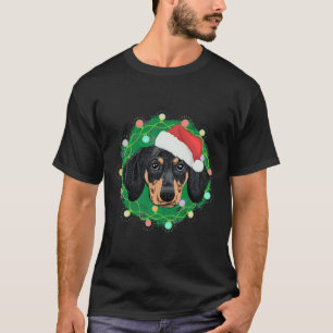 Doxie Dachshund Dog Funny Christmas T-Shirt
