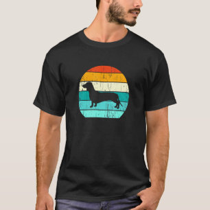 Doxie Dachshund Dog Retro Style Dog T-Shirt