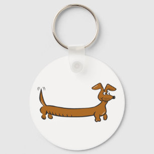 Doxie Dachshund Key Ring