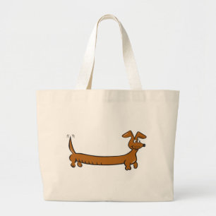 Doxie Dachshund Large Tote Bag