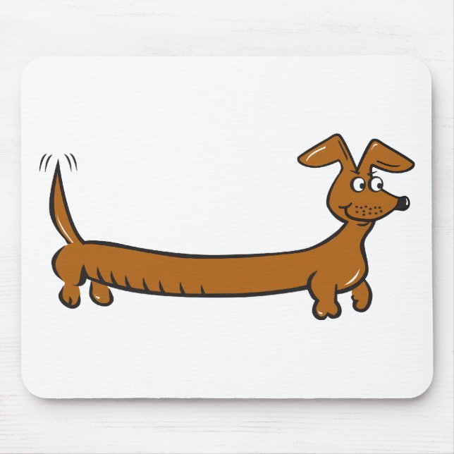 Doxie Dachshund Mouse Mat (Front)