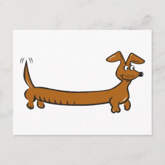 Doxie Dachshund Postcard
