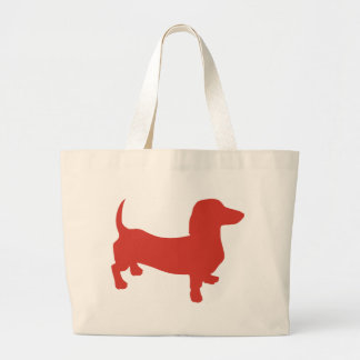 Doxie - Dacshund Large Tote Bag