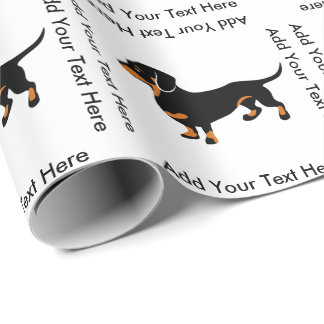 Doxie Dog Love - Cute Little Dachshund Wrapping Paper