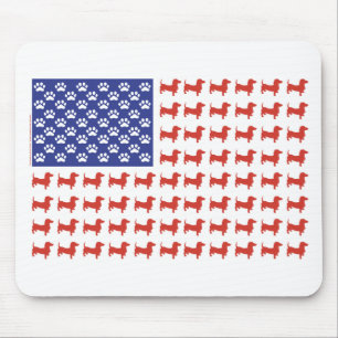 DOXIE-FLAG-Tee Mouse Mat