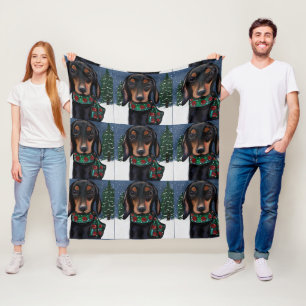 Doxie  fleece blanket