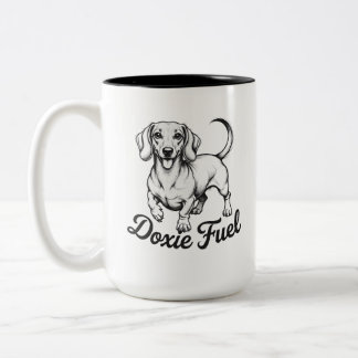 Doxie Fuel | Happy Dachshund Coffee Mug