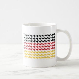DOXIE-GERMAN-FLAG COFFEE MUG