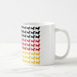 DOXIE-GERMAN-FLAG COFFEE MUG