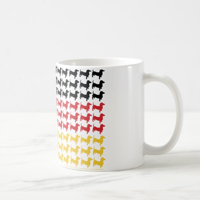 DOXIE-GERMAN-FLAG COFFEE MUG (Right)