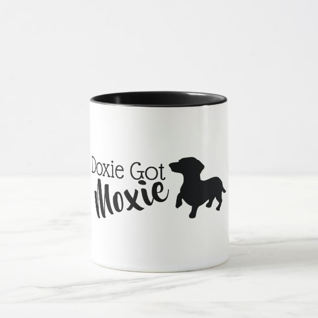 Doxie Got Moxie Classic Mug (Center)